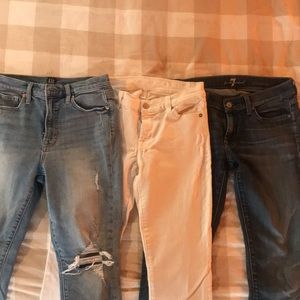 Jeans Bundle - 7 For All Mankind Jeans, Gap Jeans